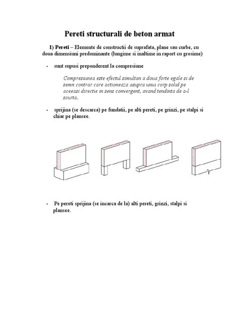 PDF Pereti Structurali De Beton Armat DOKUMEN TIPS