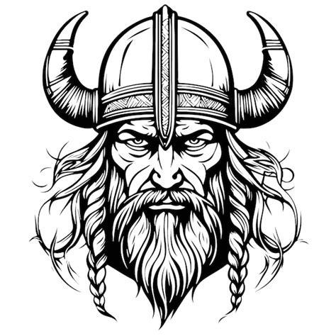 Premium Vector Excellent Lovely Viking Emblem Vector Logo Art