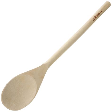 Winco Wooden Stirring Spoons Wwp Paragon Food Equipment