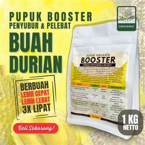 Jual Pupuk Organik Booster Durian Merangsang Pembungaan Melebatkan Buah