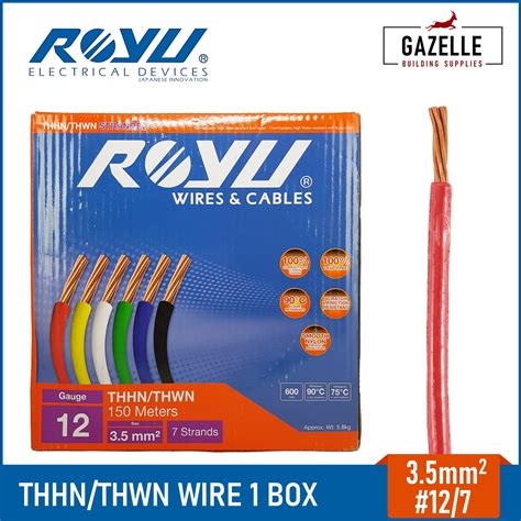 Royu Thhn Thwn Stranded Wire Gauge Mm Per Box Meters