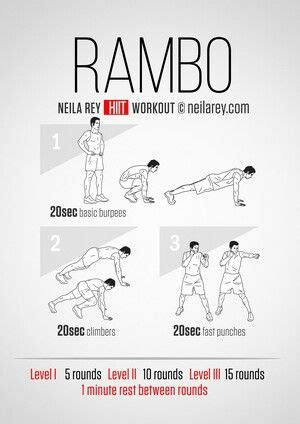 Rambo Workout | Posted By: CustomWeightLossProgram.com | Bodyweight ...