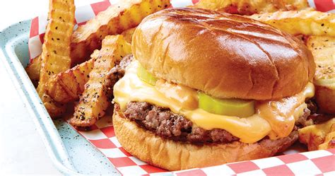 french fries  burger picture