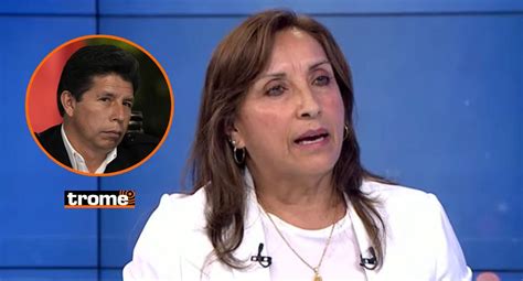 Dina Boluarte Presidenta Pide Sanción Para Los Que Ayudaron A Pedro