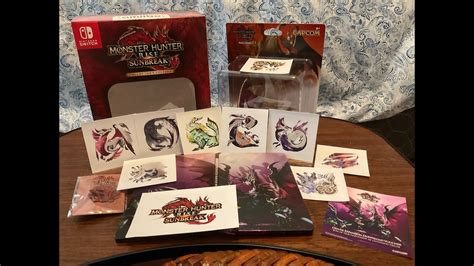 Monster Hunter Rise Sunbreak Collectors Edition NSW Unboxing The