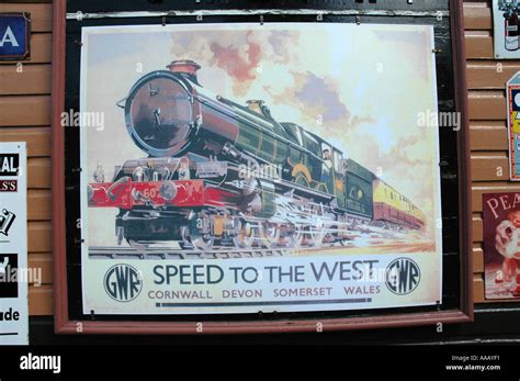 GWR poster Stock Photo - Alamy