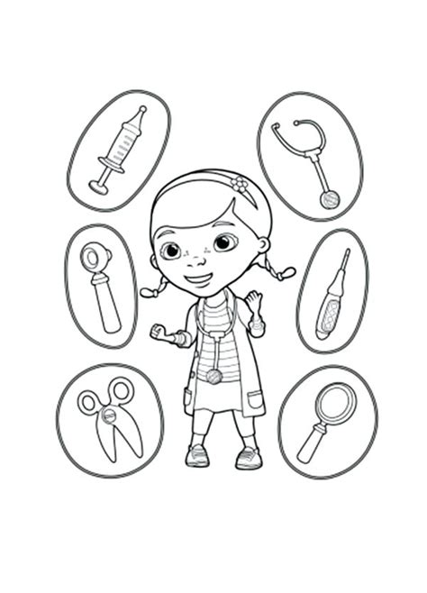 Doctor Tools Coloring Pages at GetDrawings | Free download