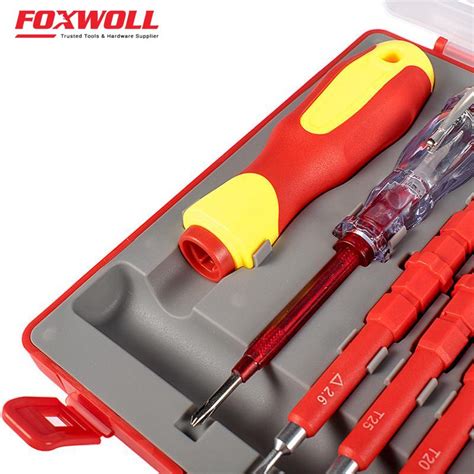 Insulated Electrician Multi-bit Screwdriver Set Hand Tool Set - FOXWOLL