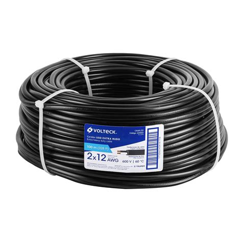 40003 CAUR 212 TRUPER Volteck Metro De Cable Uso Extra Rudo 2 X 12