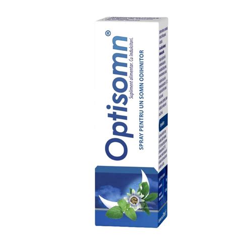 Spray Pentru Somn Optisomn Ml Zdrovit Farmacia Tei Online