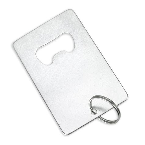 Aluminum Credit Card Size Wallet Bottle Opener Keychain 858mm 338