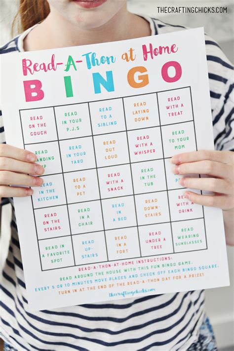 Read A Thon Bingo At Home The Crafting Chicks Bloglovin