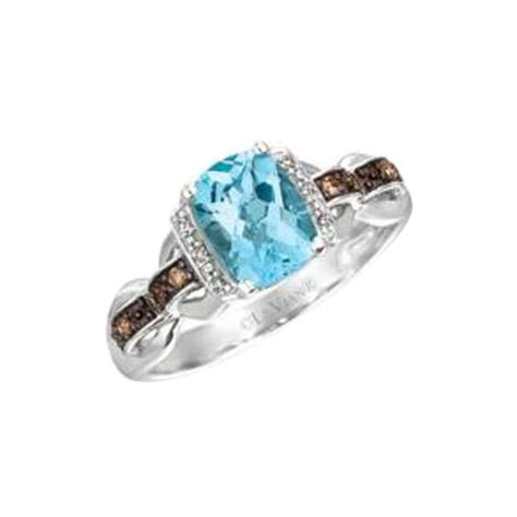 Le Vian Chocolatier Ring Featuring Blue Topaz Chocolate Diamonds