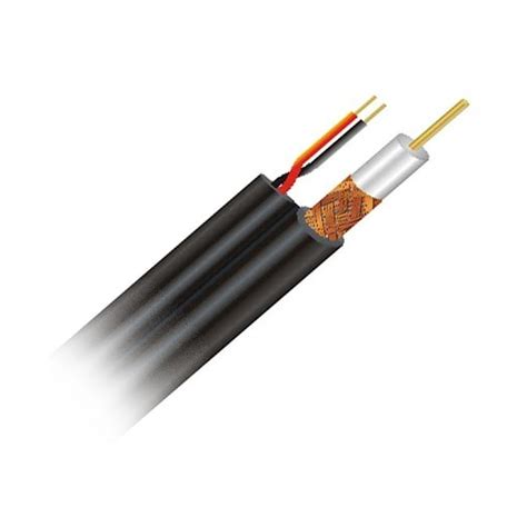 Qube Rg Siamese With Power Cable Per Meter Pure Copper Colors