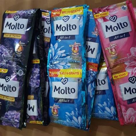 Jual Molto Pelembut Pewangi Pakaian Renceng Isi 12 1 Sachet Shopee