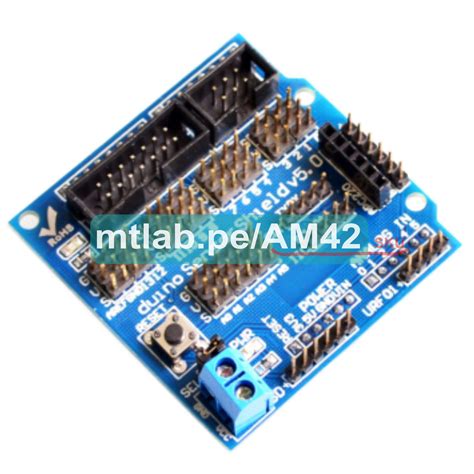 Shield Extensor V5 0 Para Sensores En ARDUINO UNO R3 MTLAB