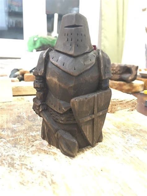 The Wooden Knight Etsy Wood Carving Designs Wood Carving Faces