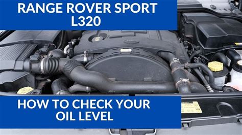 Range Rover Sport L How To Check Your Oil Level Youtube