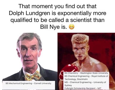 Dolph Lundgren | Bill Nye | Know Your Meme