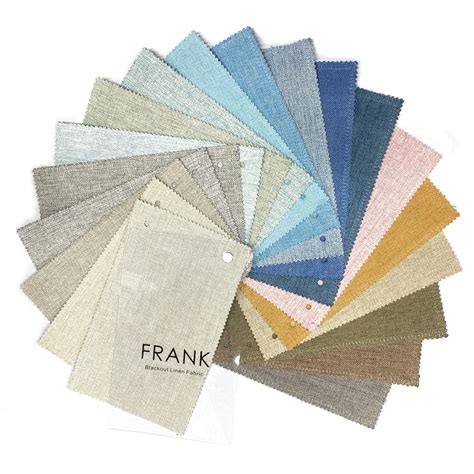 Buy Premium Linen Blend Fabric Color Swatches Custom-Made Curains - 19