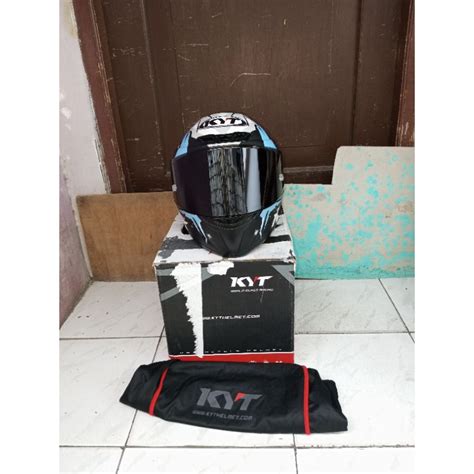 Jual Helm Fullface KYT TTC TT Course Jaume Winterstes Shopee Indonesia