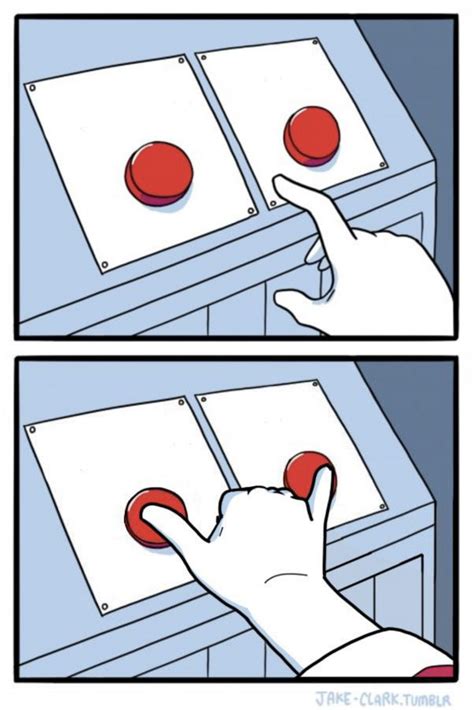 Both Buttons Blank Template Imgflip