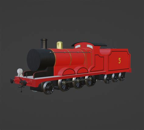 3D James The Red Engine Model - TurboSquid 1896990