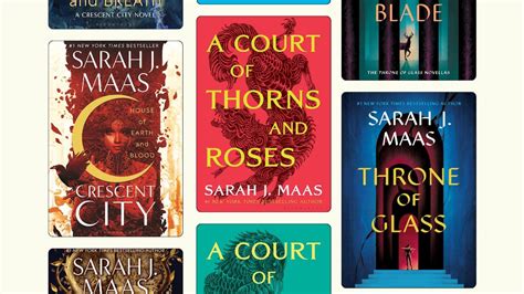 Sarah J Maas Books In Order Acotar Throne Of Glass Tandem Read