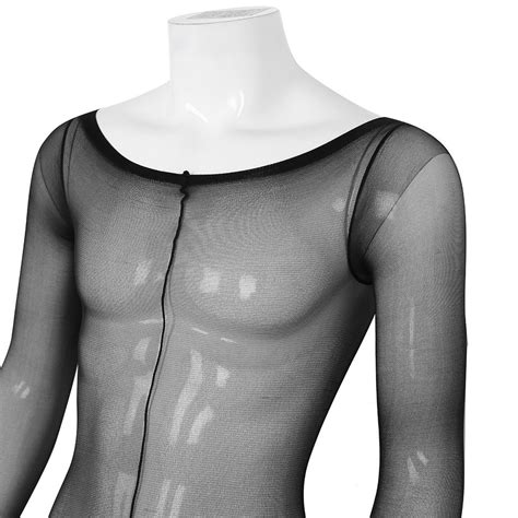 Mens Sexy Lingerie See Through Body Stocking Full Bodysuit Pantyhose Underwear EBay UK