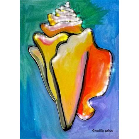 Conch Shell Paintings