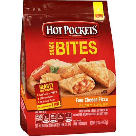 HOT POCKETS Four Cheese Pizza Snack Bites, 9.25 oz bag | Pizza Rolls & Pockets | Foodtown