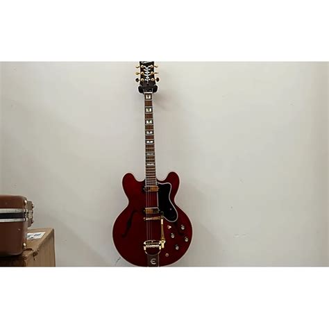 Used Epiphone Used 2023 Epiphone 50th Anniversary 1962 Reissue Sheraton E212tv Tremotone Red