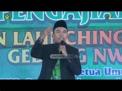 Tuan Guru Bajang Dalam Acara Pengajian Umum Majlis Taklim NWDI Di