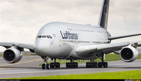 D AIMK Lufthansa Airbus A380 at Prague Václav Havel Photo ID