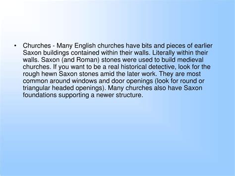 PPT - Anglo Saxon churches PowerPoint Presentation, free download - ID ...