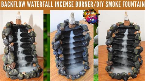 DIY Backflow Waterfall Incense Burner DIY Smoke Fountain Smoke Incense