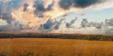 Autumn Time In The Flint Hills Of Kansas Fine Art Flint Hills Nature