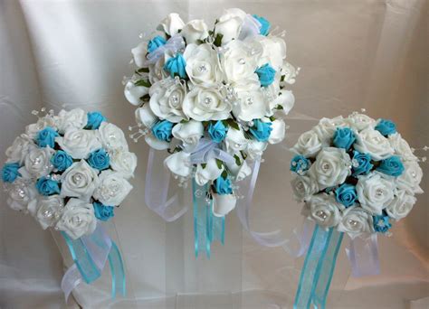 Turquoise Wedding Bouquet