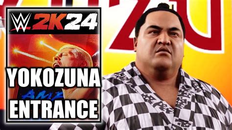 WWE 2K24 Yokozuna Entrance Cinematic YouTube