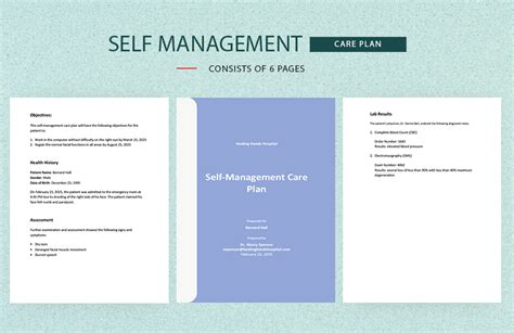 Free Self Care Plan Templates Editable And Printable