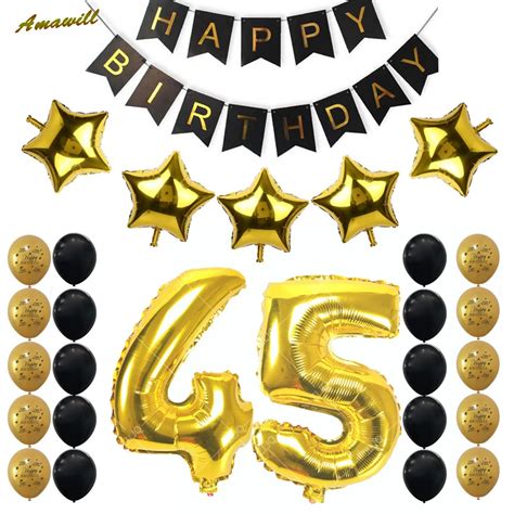 45 Year Birthday Party Ideas