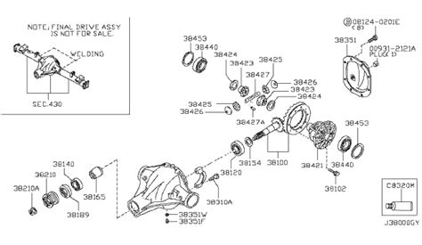 Rear Final Drive 2006 Nissan Frontier