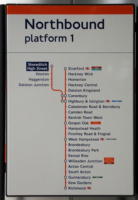 Shoreditch High Street Overground station | Modern line diag… | Flickr