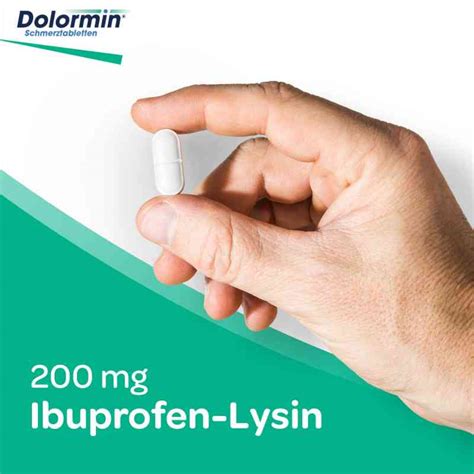 Dolormin Schmerztabletten Mit Mg Ibuprofen Stk