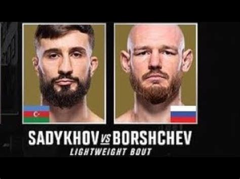 Nazim Black Wolf Sadykhov Vs Viacheslav Slava Claus Borshchev