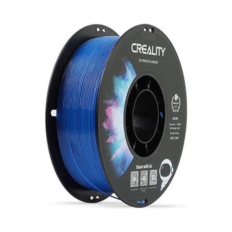 Filamento CR TPU Azul Flexible Creality Para Impresora 3D