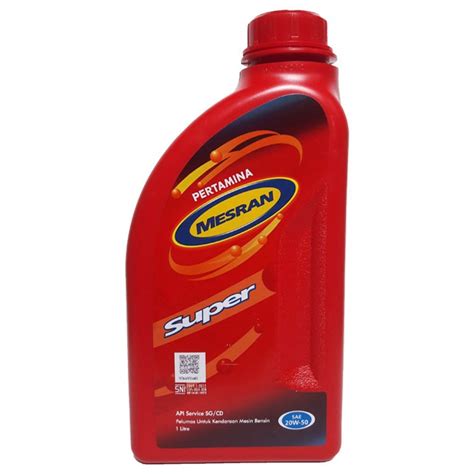 Jual Oli Pertamina Mesran Super 08l And 1l Sae 20w 50 800ml And 1 Liter