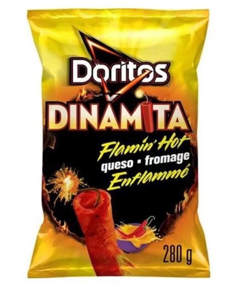 Buy Doritos Dinamita Flamin Hot Queso G Rolled Tortilla Chips G