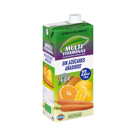 Precio en Mercadona de Néctar multivitaminas Hacendado sin azúcares