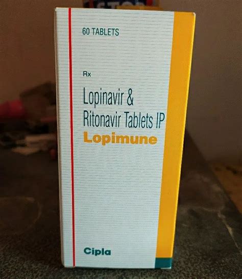 Lopimune Lopinavir Ritonavir Tablets Ip Hiv And Flu Cipla Ltd At Rs